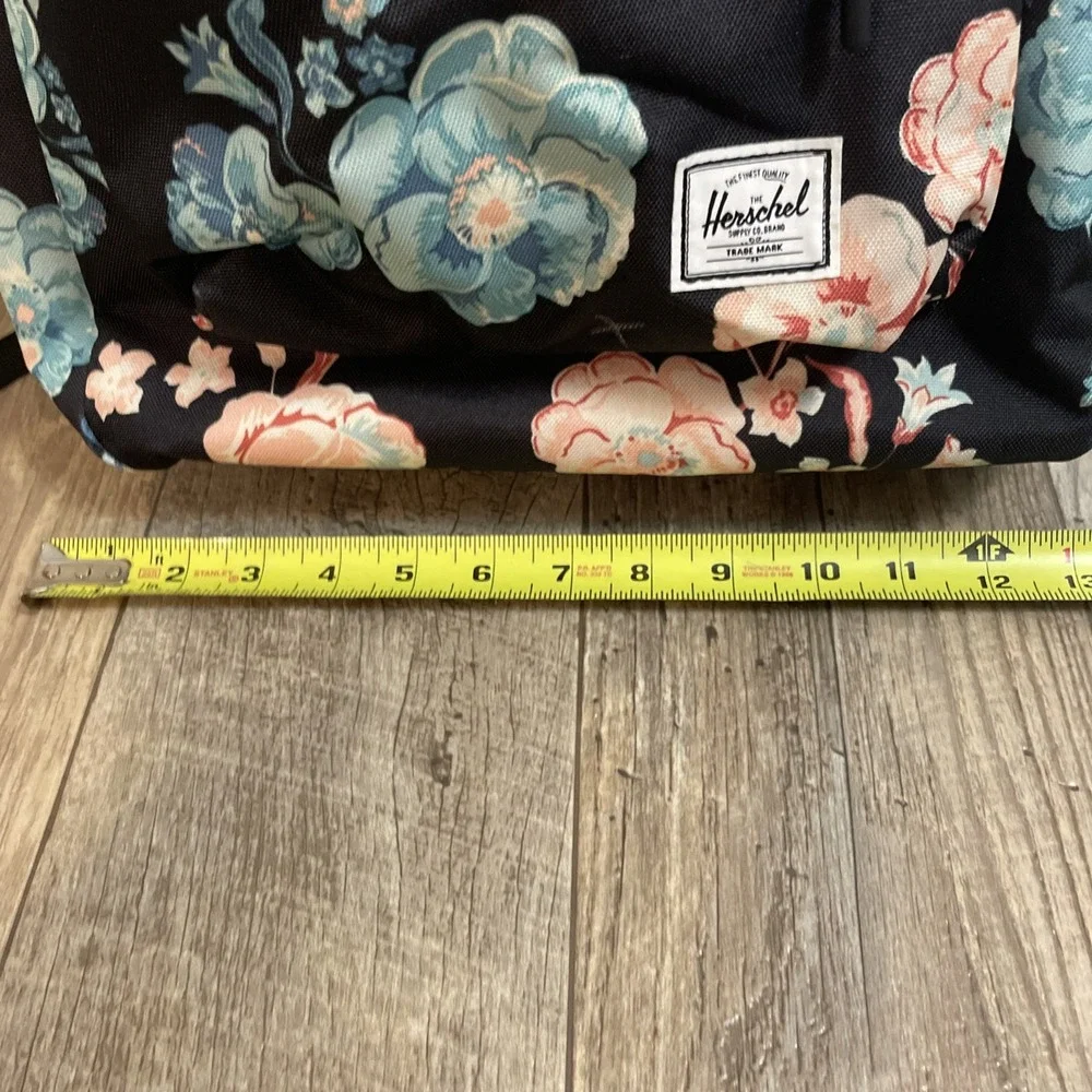 Herschel Floral Print Backpack One Compartment 12x18x4